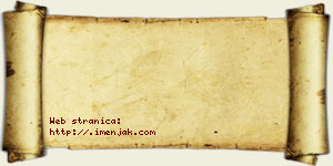 Ema Miljanić vizit kartica